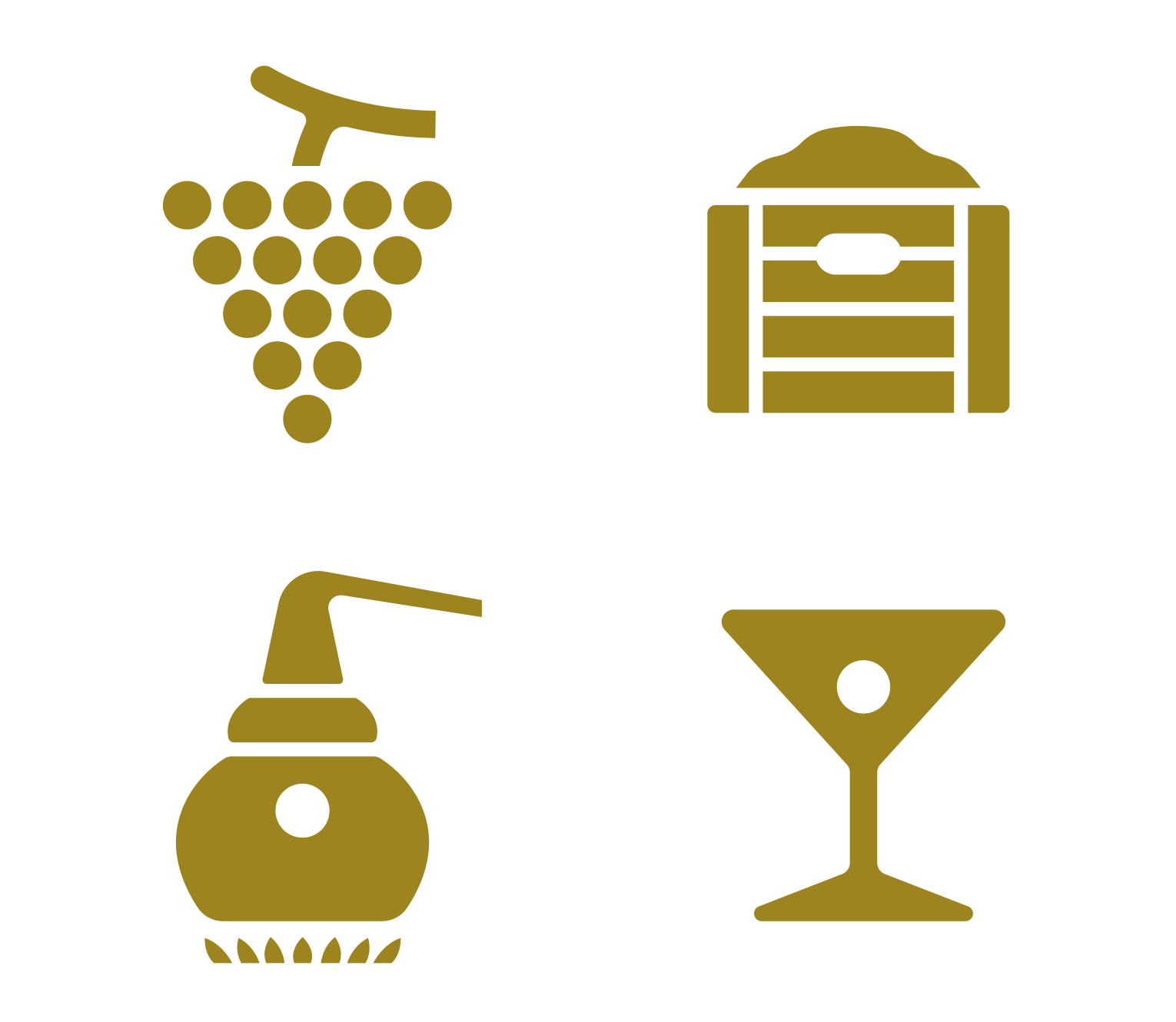 Downton Distillery vodka icon set